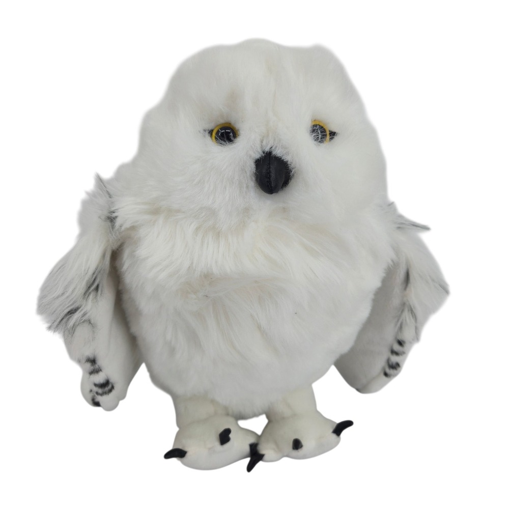 The Noble Collection Hedwig Owl Plush Unisex 14" White Snowy Owl Harry Potter